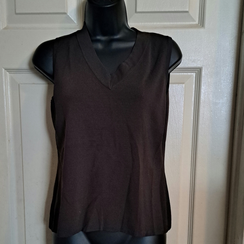 A-1 Chicos V- neck brown Tank top size small 5/$25